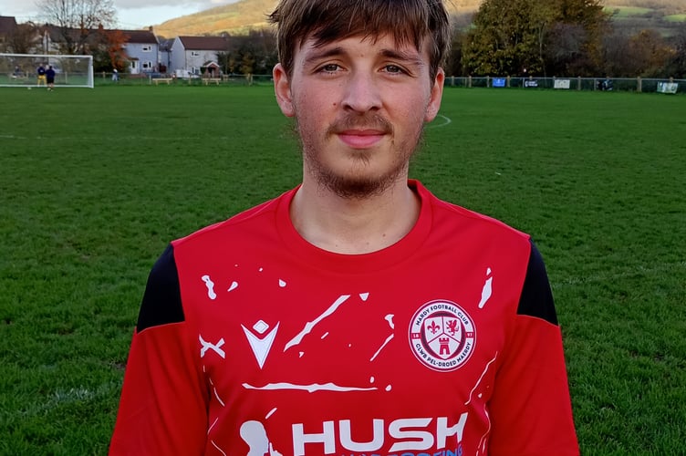 Mardy's Levi Boulter scored his first senior hat-trick in a 7-0 win 