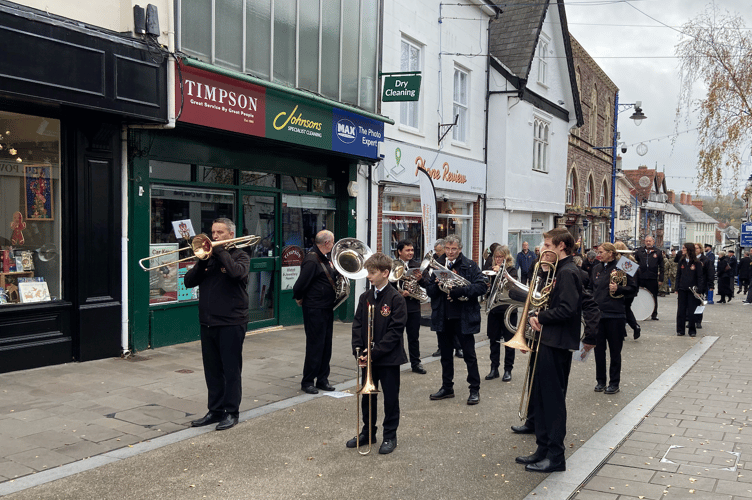 Abergavenny Borough band remembrance 2025