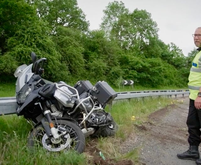 Crash Detectives investigate bike crash at A40 accident blackspot