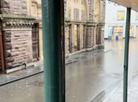 
WATCH! Storm Claudia empties Aber! 