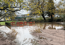 WATCH: Storm Claudia swamps Swan Meadows in silt!