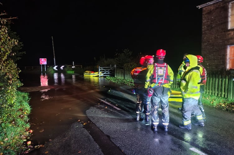 The Coastguard begin evacuation of residents