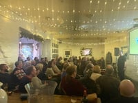 
Playing it for laughs at Abergavenny Comedy Club 