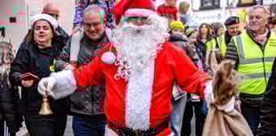 Town defies Claudia to switch on festive cheer