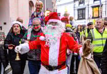Christmas comes to Abergavenny as town defies Claudia to bring festive cheer