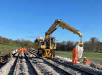 Rapid railway repair sees trains back in Aber