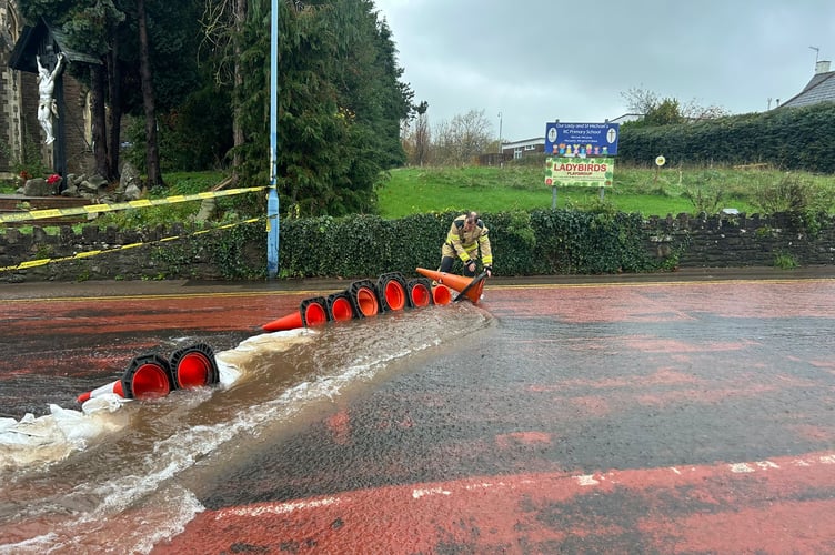 Flooding abergavenny