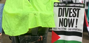 Abergavenny man arrested during silent vigil in London 