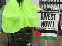 Abergavenny man arrested during silent vigil in London 