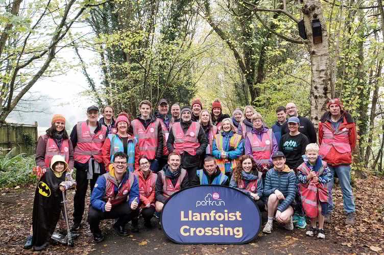 Llanfoist crossing parkrun