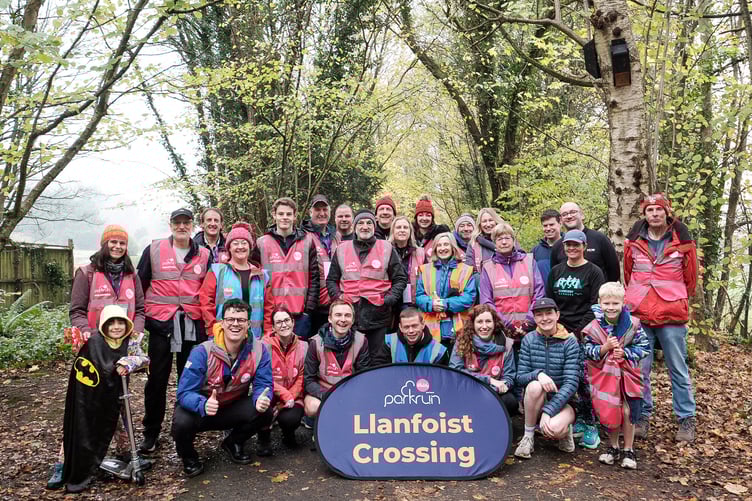 Llanfoist crossing parkrun