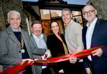 Wales rugby legend celebrates Abicare grand opening in Crickhowell