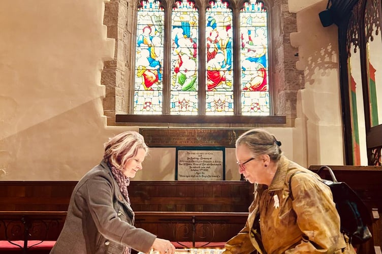 Lighting the candles