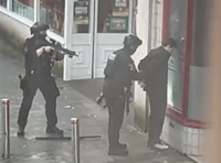 WATCH: Armed Police swarm the streets of Pontypool 
