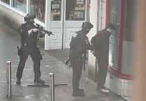 WATCH: Armed Police swarm the streets of Pontypool