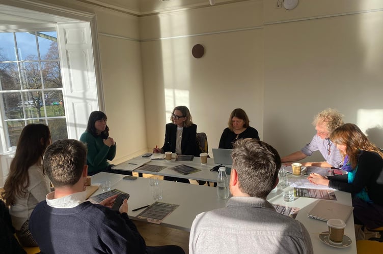 Catherine Fookes MP at a Wye Rivers Meeting