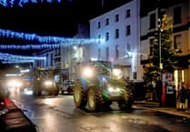 Tractors bring festive spirit to Monnow Street