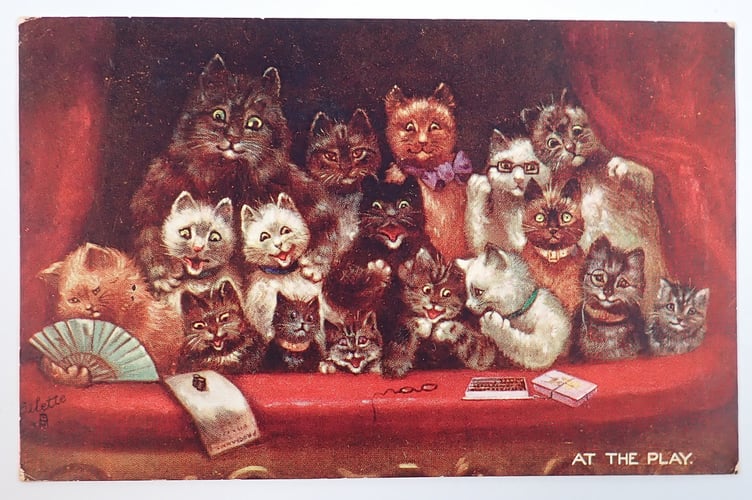 Louis Wain Cat Postcard