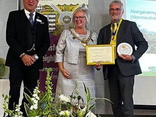 Gold again for Usk and Abergavenny at Wales in Bloom