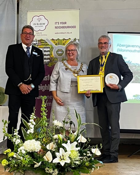 Abergavenny in bloom winners 2025