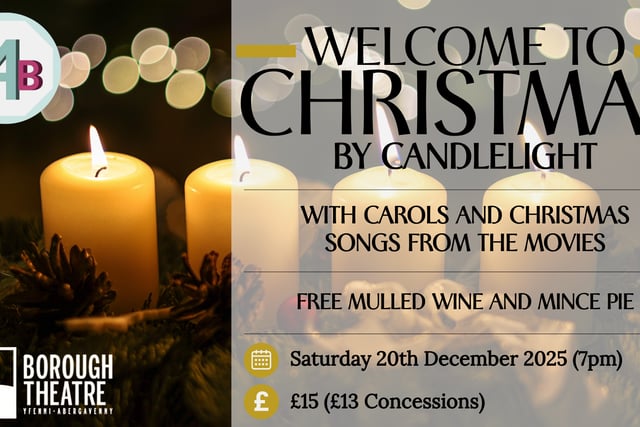 A candlelight Welcome to Christmas at the Borough Theatre