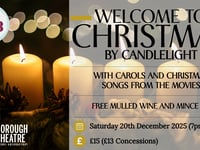 A candlelight Welcome to Christmas at the Borough Theatre