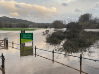 Flood warning issued for River Usk