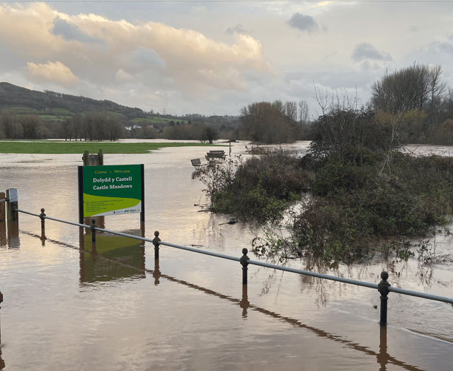 Flood warning issued for River Usk