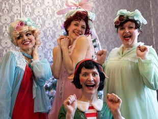 Breconshire care home residents enjoy festive comedy show