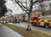 Fire crews called to incident near Abergavenny GP surgery