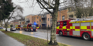 Fire crews called to incident near Abergavenny GP surgery
