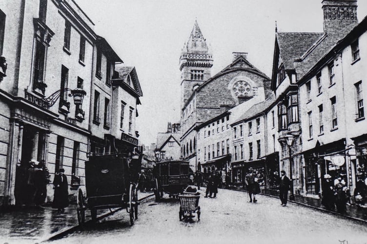 Cross Street in the time of the horse and cart