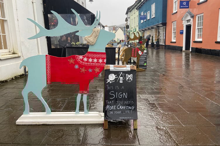 Abergavenny reindeer trail
