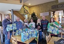 Care leavers surprised with Christmas gifts in Abergavenny