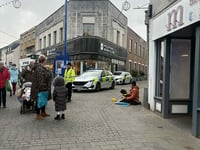 Police rush to reports of abuse in town centre