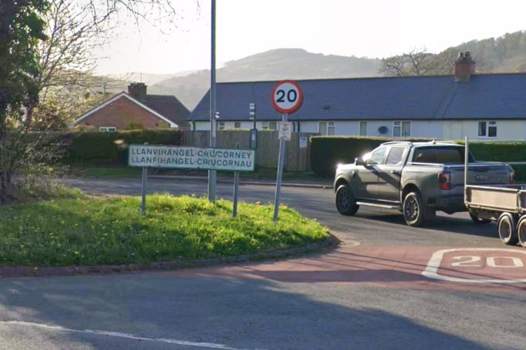 A mother and son disputed the use of a converted barn in Llanvihangel Crucorney