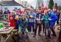 Fawr power as festive fell runners stride up Skirrid