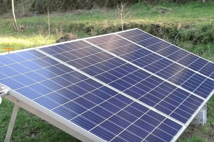 Solar panels are to be installed in a small field near Raglan