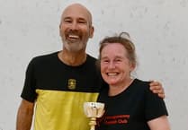Tess takes club squash title 3-2 from Jason