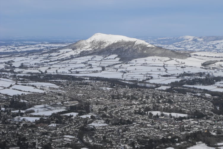 A snow capped Skirrid!
