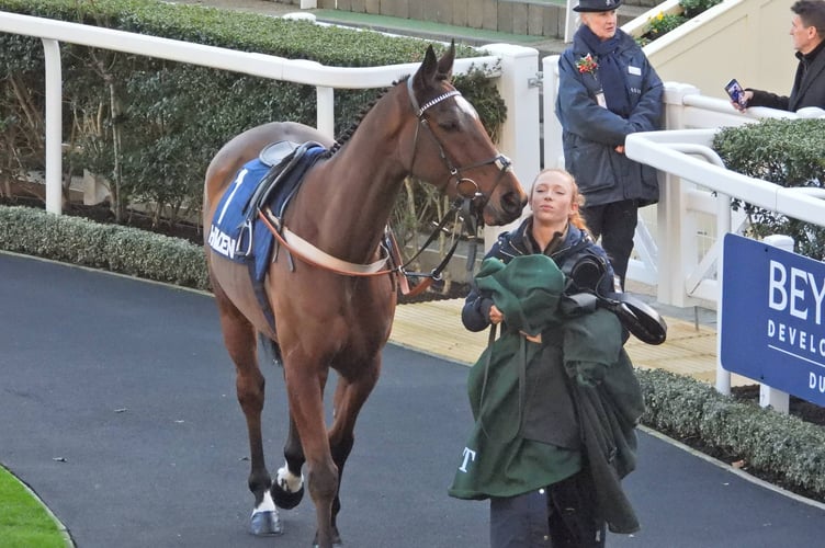 Steel Ally romped to a 9L win at Ascot.
