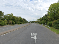Collision shuts A465 near Abergavenny community hospital 