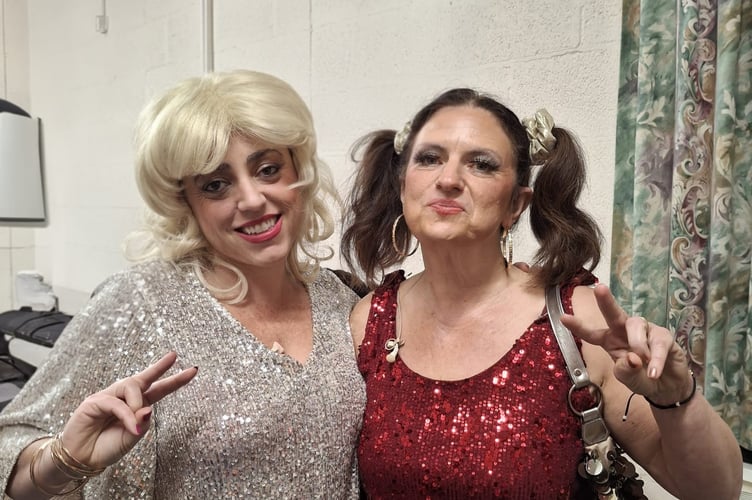 3. Cath Gourdie (left) as Quiche and Jackie Williams (right) as Lorraine