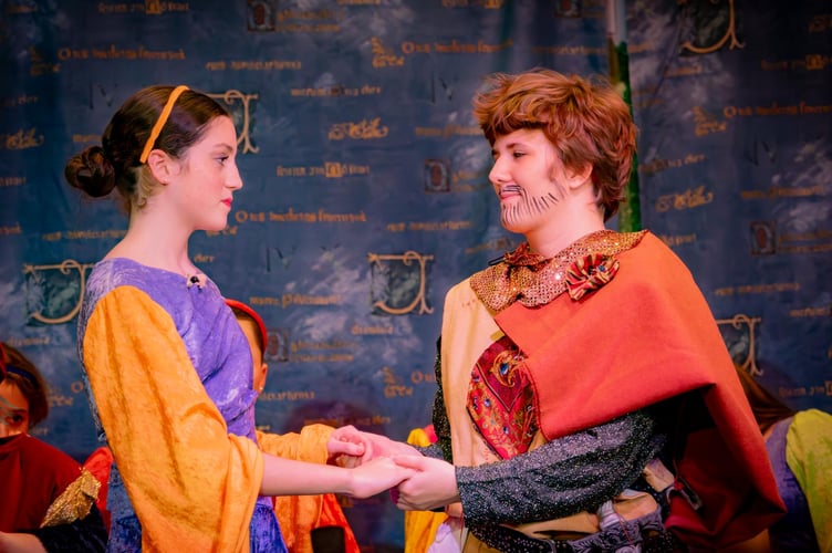 2. Emily Gourdie & Lucy Campbell as Flora & Summer Knight