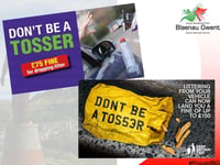 Council backs 'Don't Be a Tosser' campaign