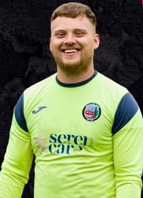 Brynmawr United keeper Anthony Hughes gave a superb performance in the cup semi-final