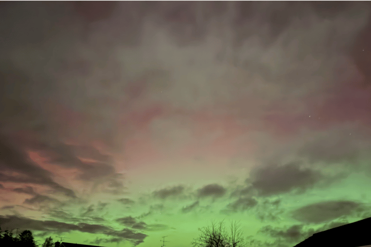 Northern lights seen in Osbaston last night!