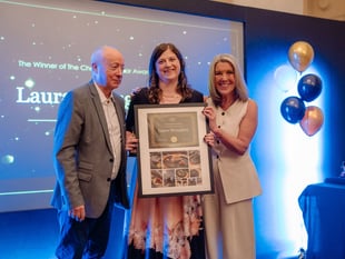 Laura wins chef of the year!