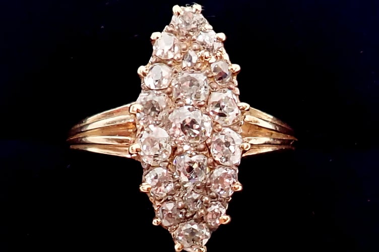 Marquise Diamon Set Ring