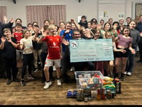 Abergavenny Pantomime  Company donates £200 to food bank